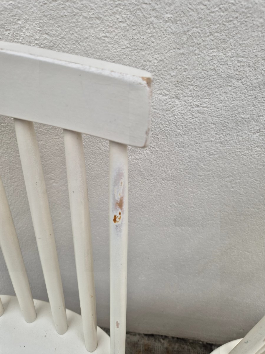 Vintage 1950s Danish Scandinavian Style Chairs-photo-8