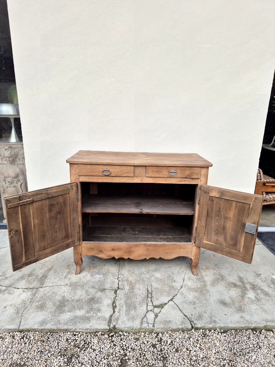 18th Century Louis XV Period Sideboard In Solid Oak -photo-6
