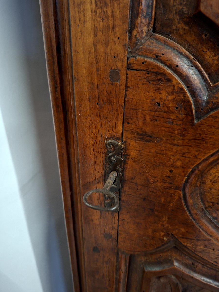 18th-century Comtoise Clock In Solid Walnut With 4 Bells -photo-2