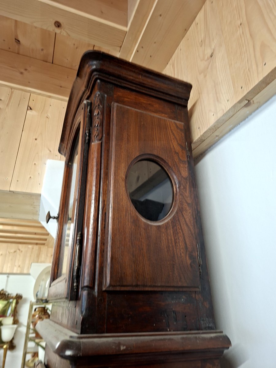 18th-century Comtoise Clock In Solid Walnut With 4 Bells -photo-4