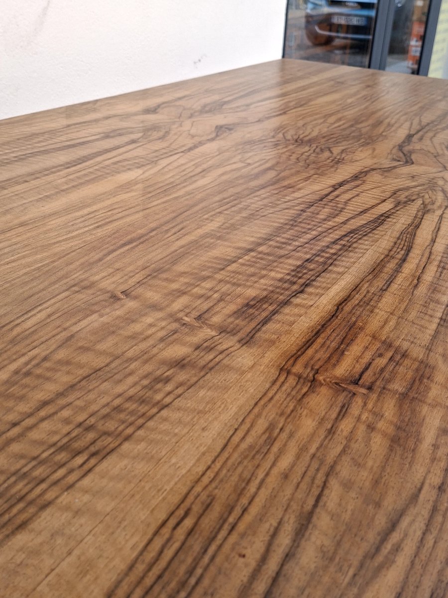 1930s Art Deco Period Dining Table In Walnut -photo-8