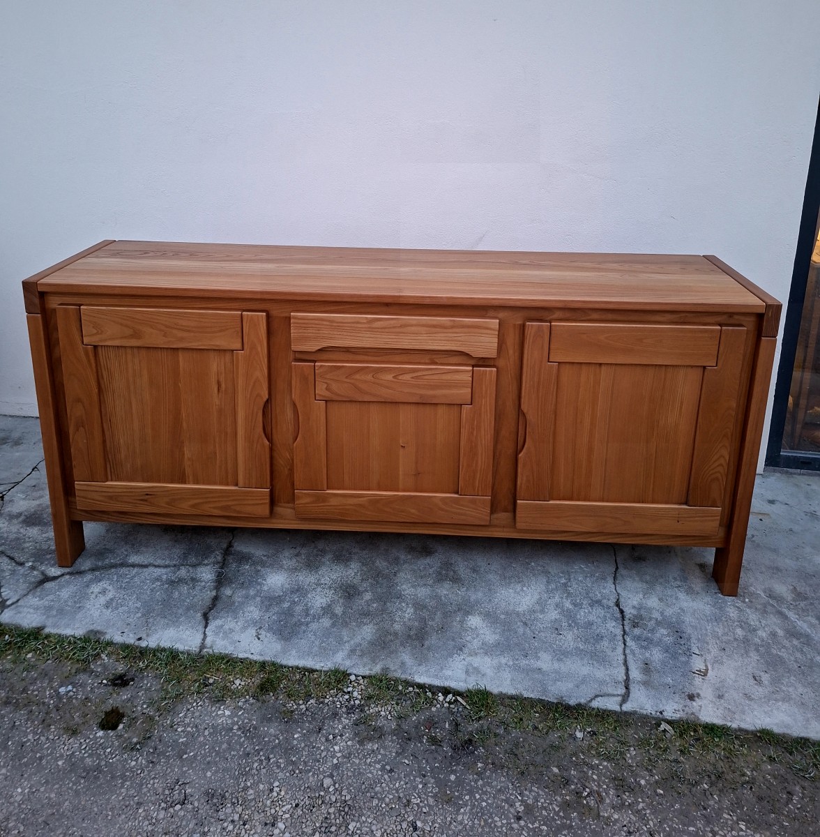 Enfilade Maison Regain en Orme massif 3 portes vintage 