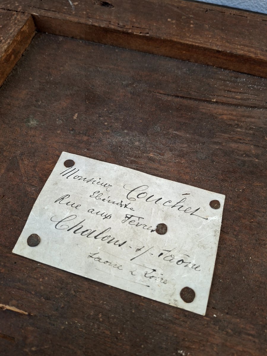 Console aux cariatides d'époque Empire en Acajou massif et marbre -photo-7