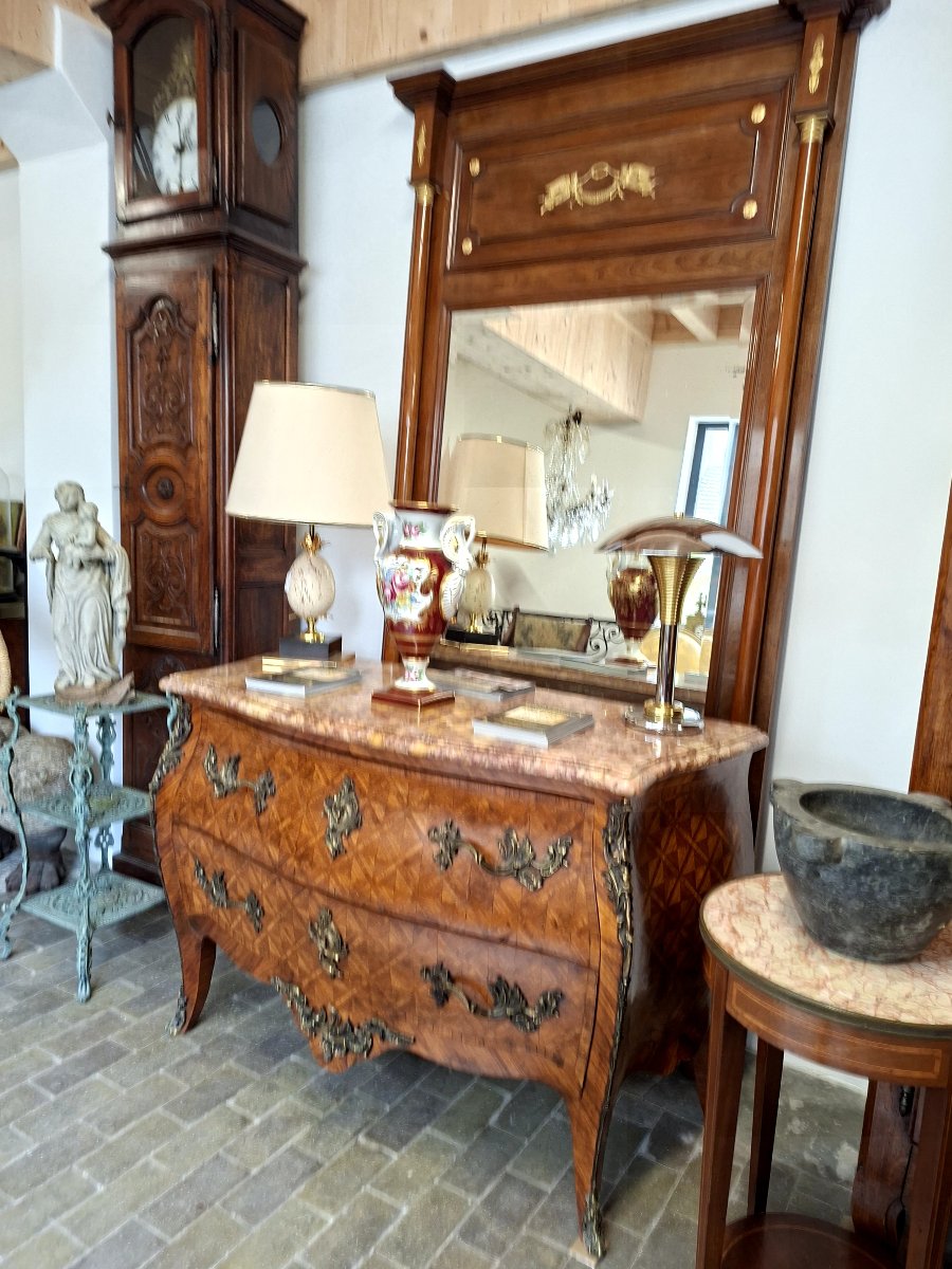 Vase en forme d'Amphore Médicis en porcelaine peint à la main -photo-3