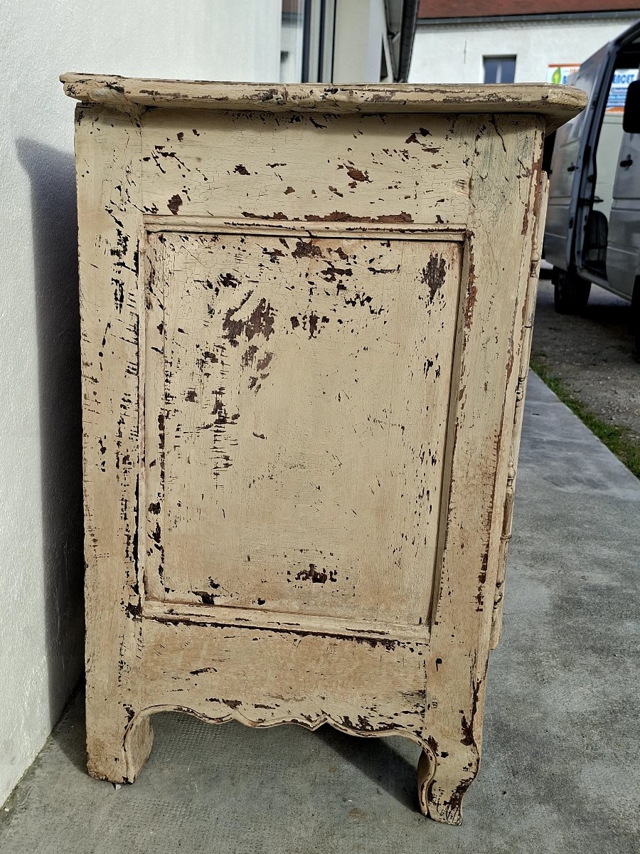 Enfilade buffet d'époque Louis XV 18éme en chêne massif patiné -photo-6