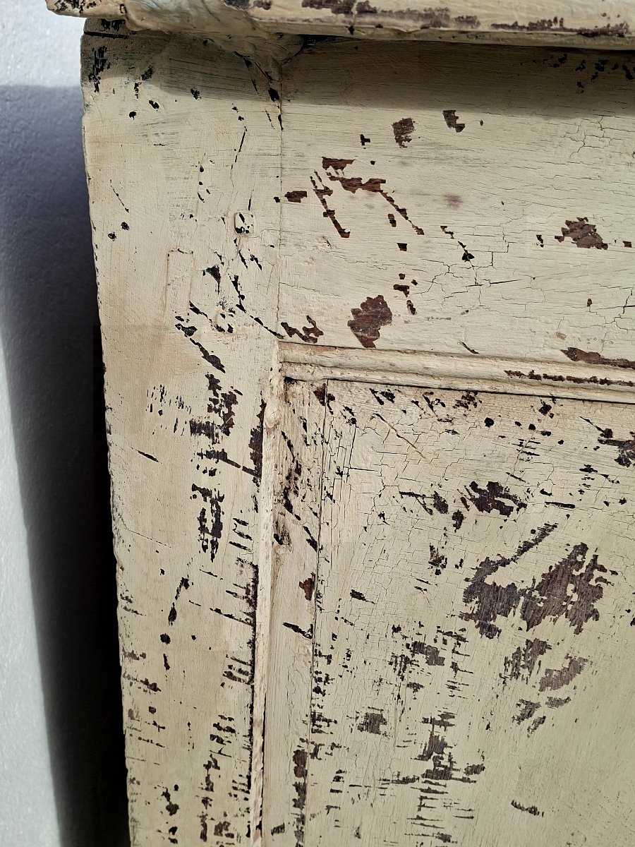 Enfilade buffet d'époque Louis XV 18éme en chêne massif patiné -photo-8