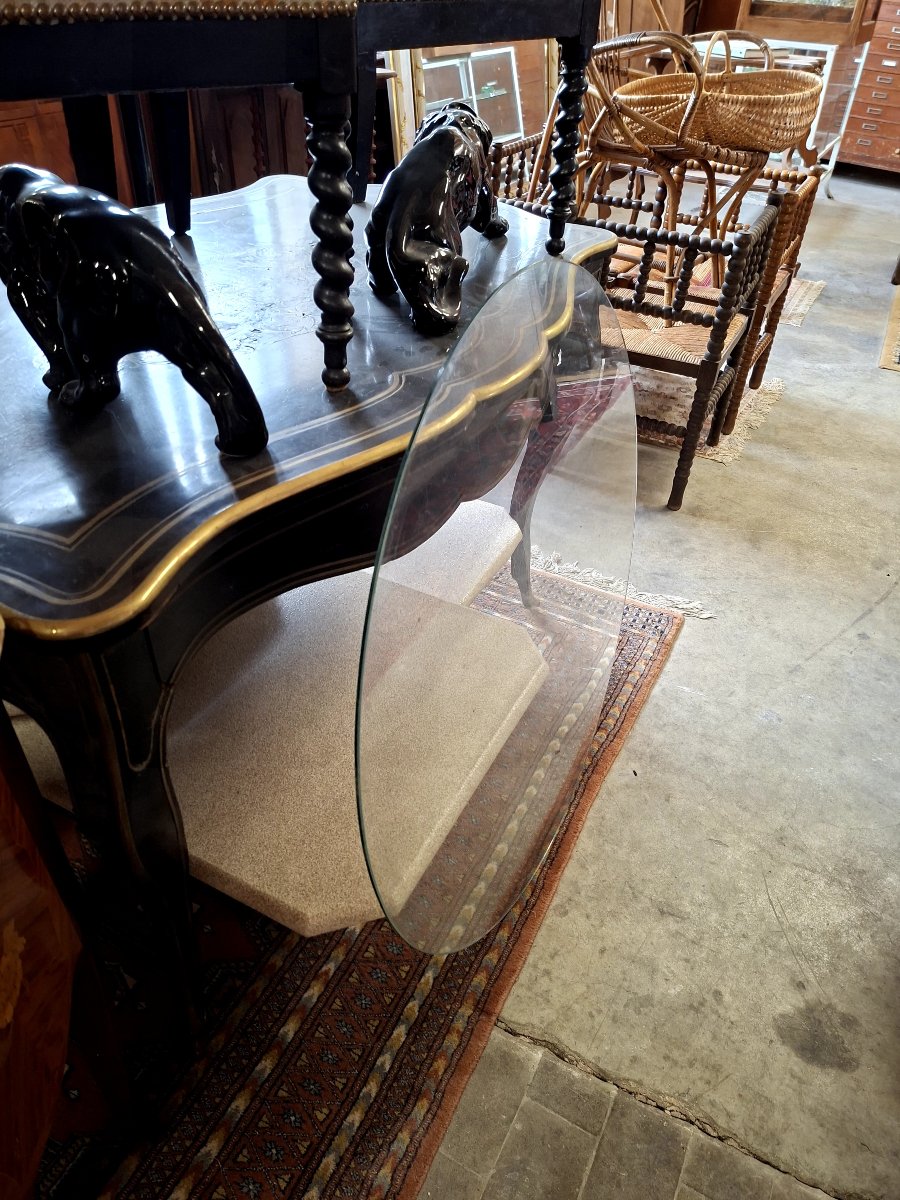 Art Deco Burr Walnut Coffee Table 1930s-photo-4