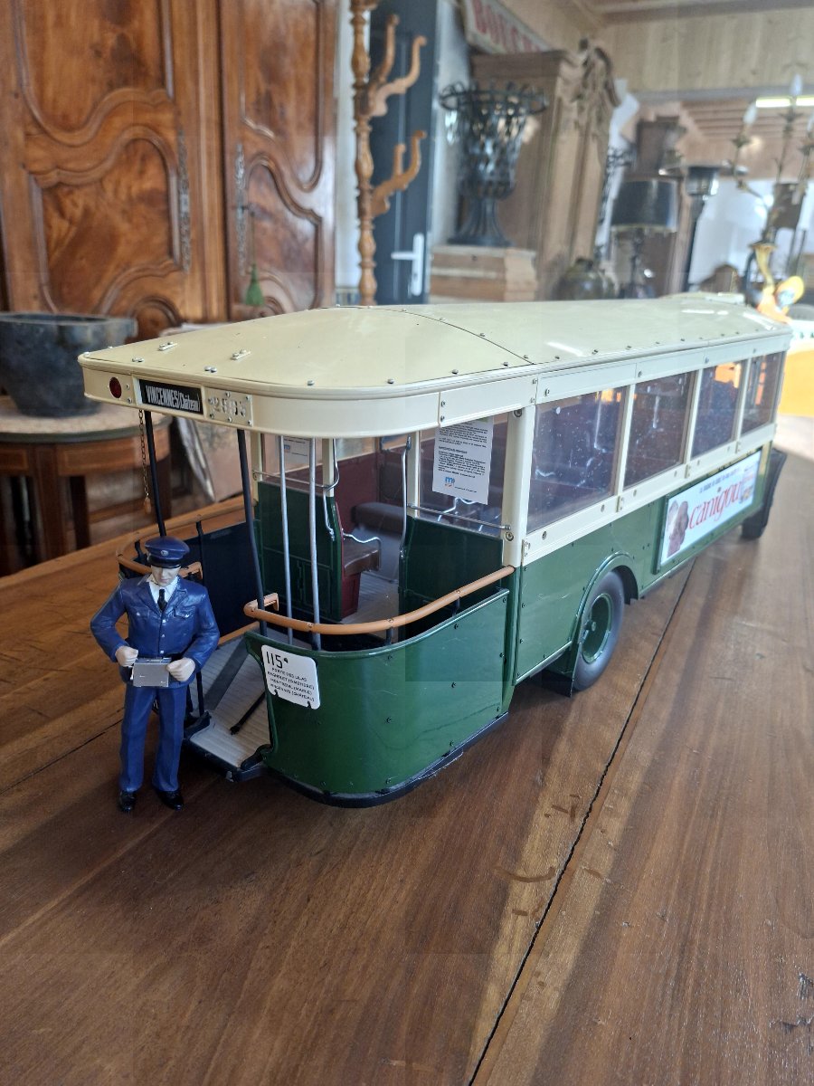 Paris Bus: Renault 1/12 Scale Model Tn6-c2, Hachette Collections -photo-4