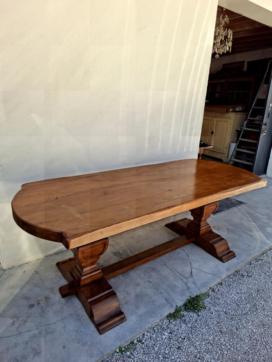 Beautiful Solid Oak Farmhouse/monastery Table 