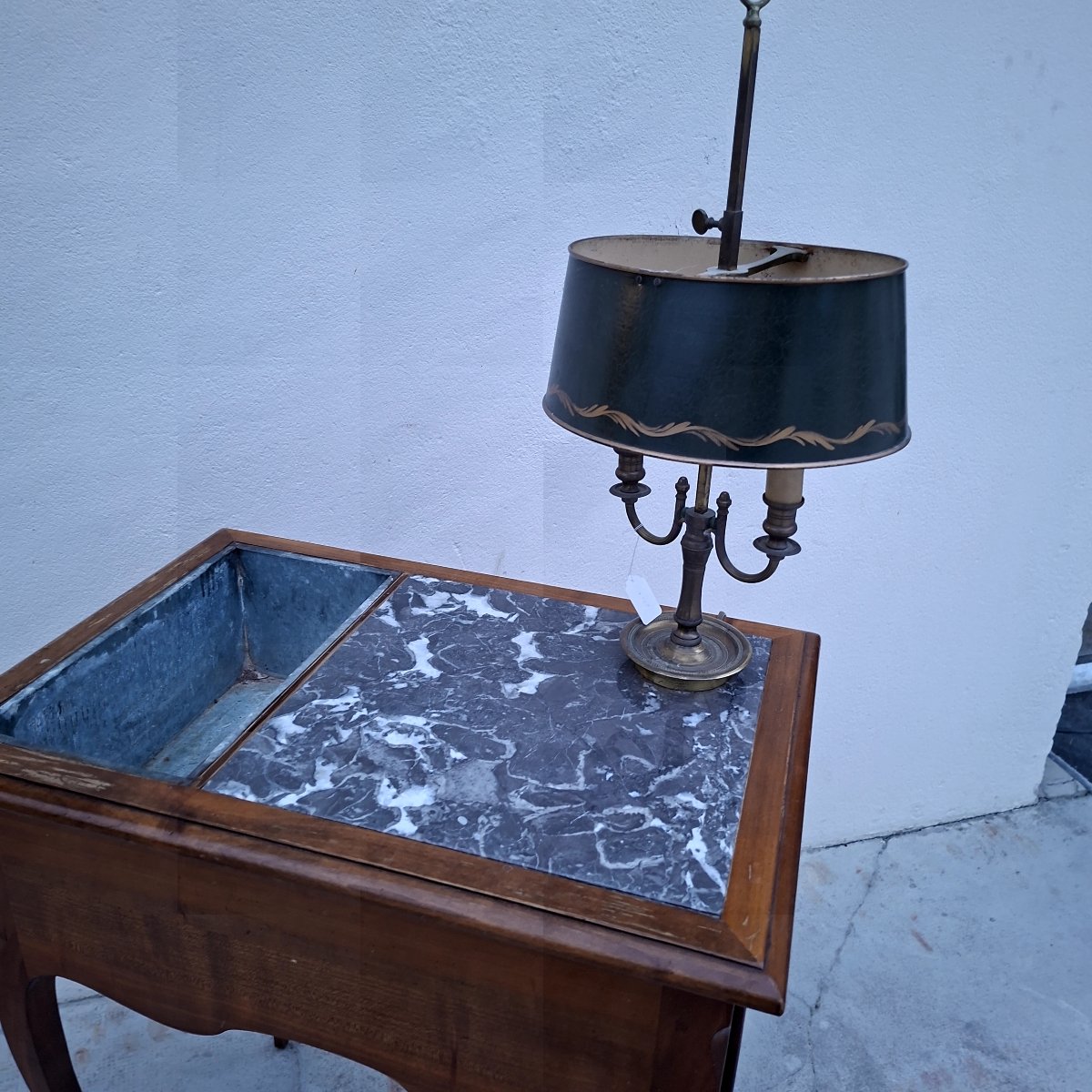 Louis XV-style Refreshment Table Made Of Cherry Wood -photo-4