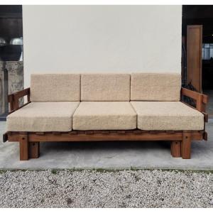 Vintage Design 3 Seater Sofa Bed