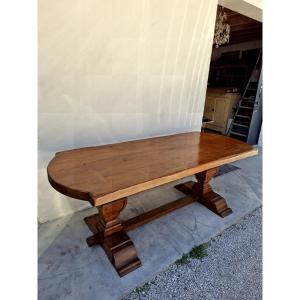 Beautiful Solid Oak Farmhouse/monastery Table