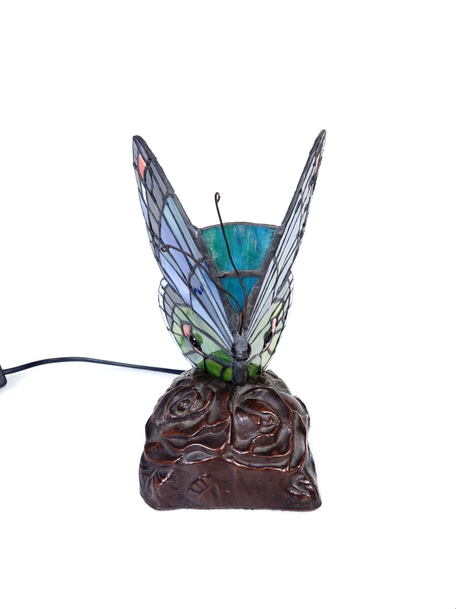 Lampe "Papillon" dans l'esprit de "TIFFANY"-photo-3