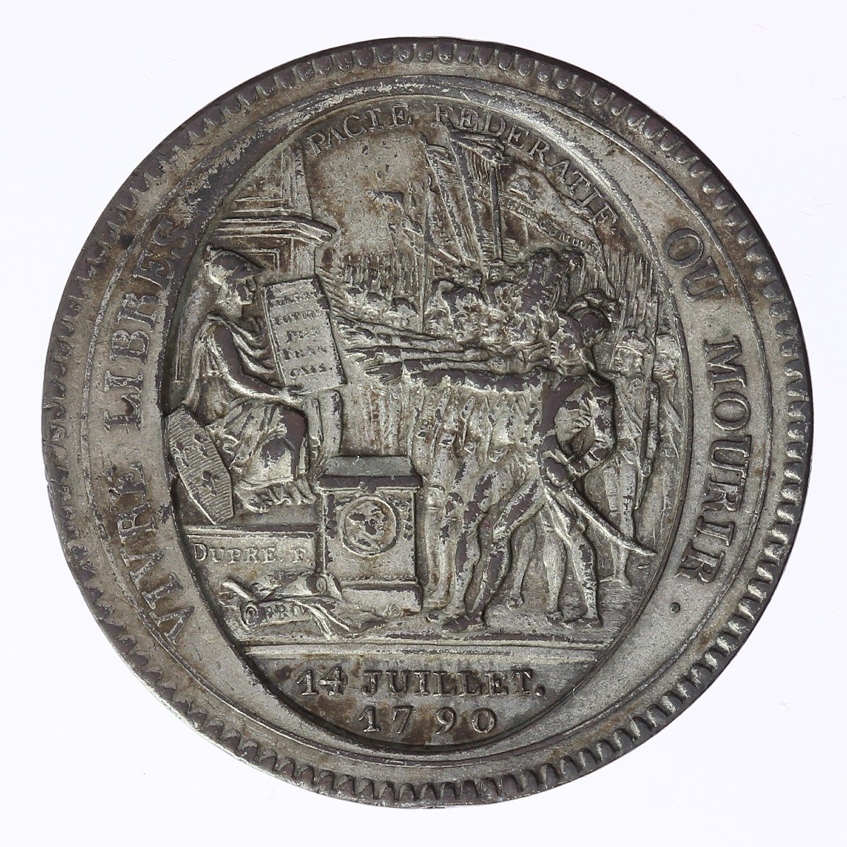 Monnaie De Confiance De 5 Sols Au Pacte Fédératif Frères Monnerons 1792