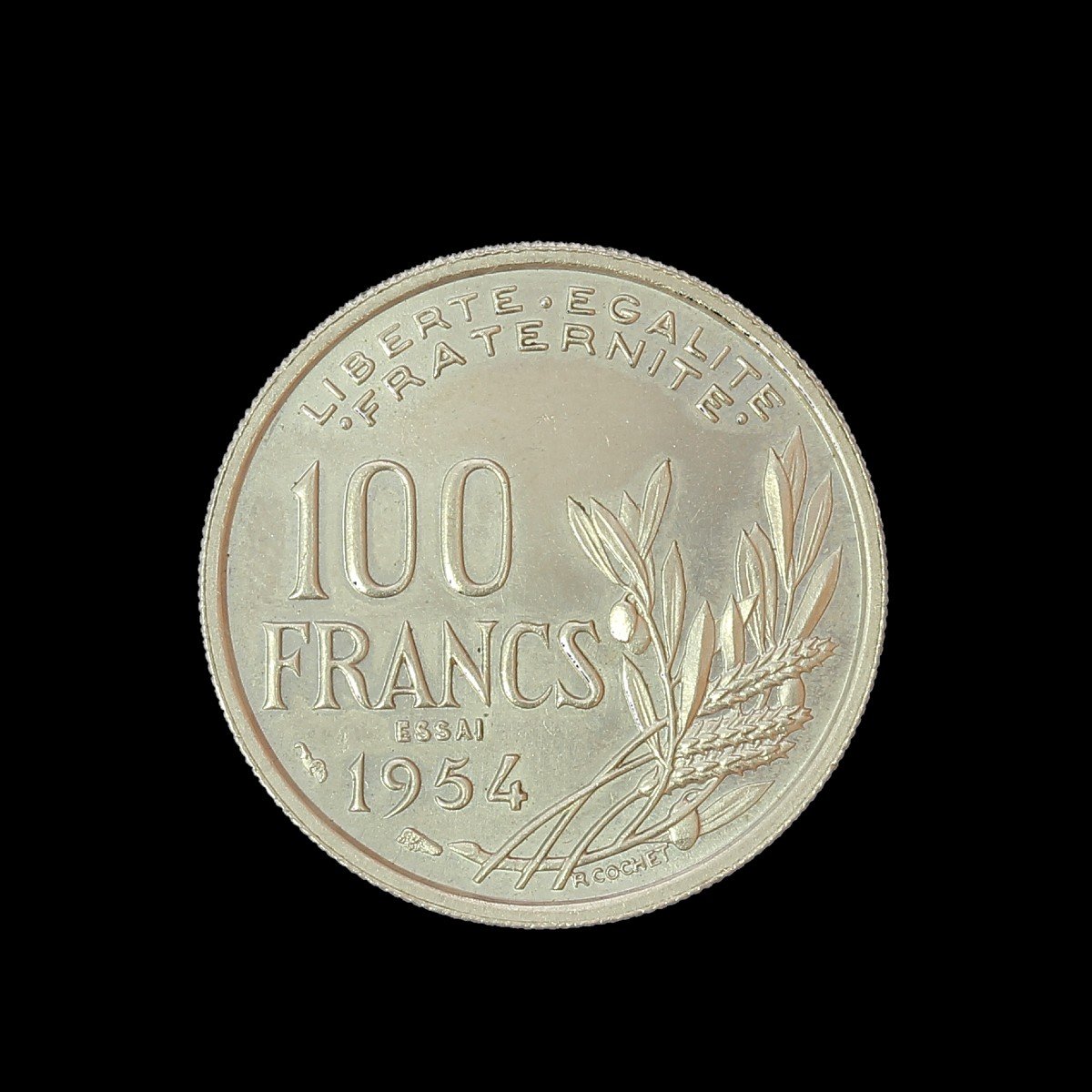 Essai De 100 Francs Cochet 1954-photo-2