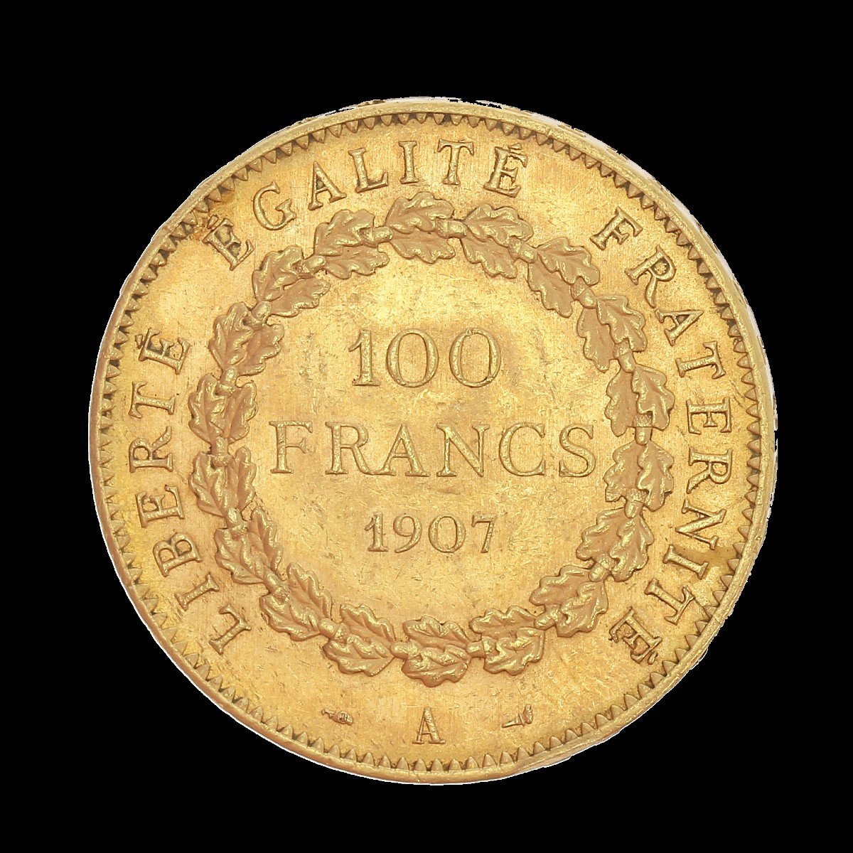 100 Francs Or Génie Tranche inscrite -photo-2