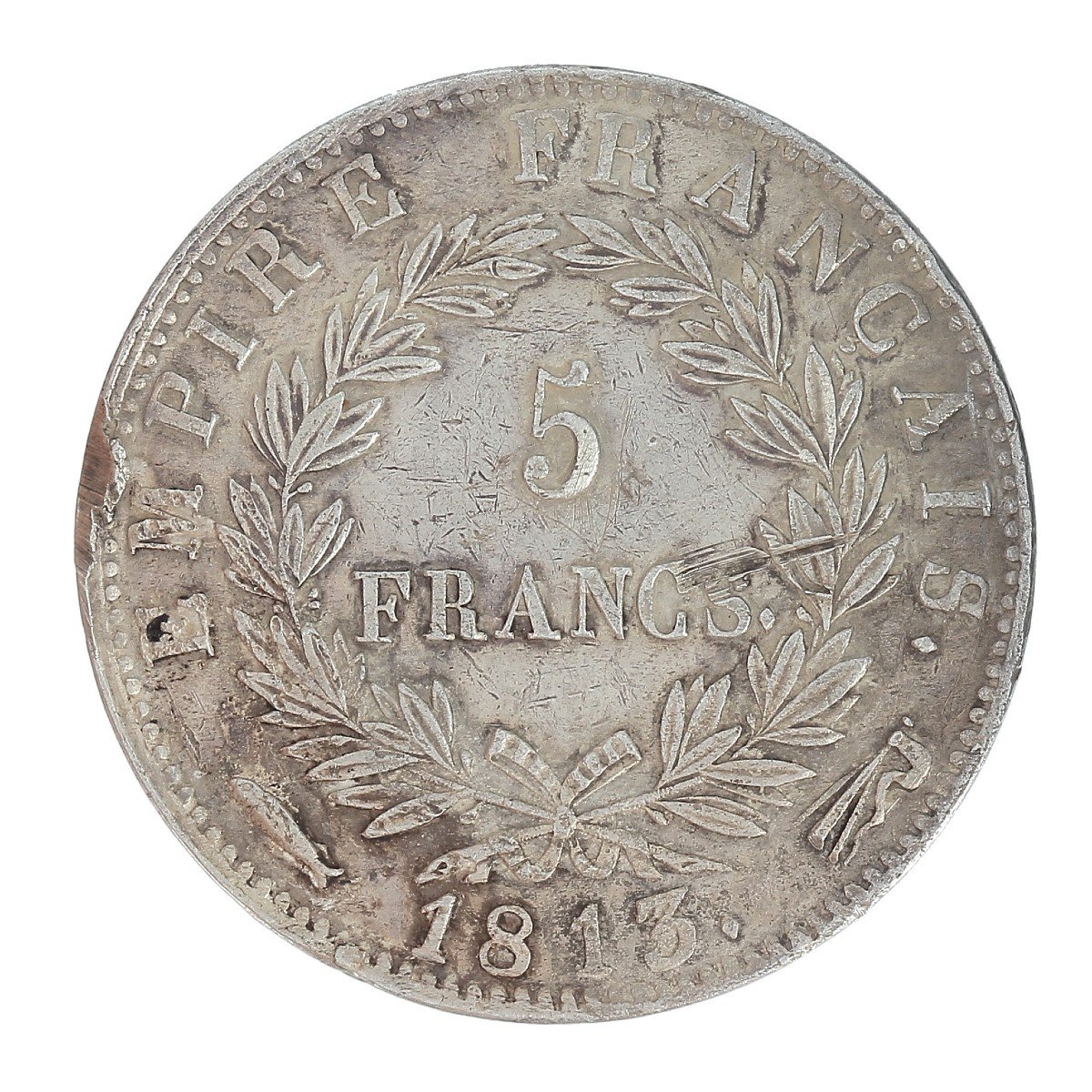 5 Francs Napoléon Ier - 1813 - Utrecht-photo-2