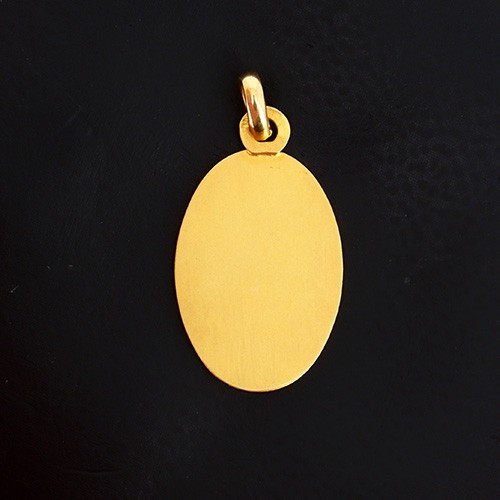 Médaille de la vierge au voile en or jaune 750‰ -B10696-photo-2