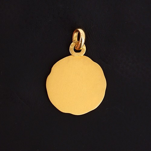 Médaille Ange en prière en or jaune 750‰  B10698-photo-2