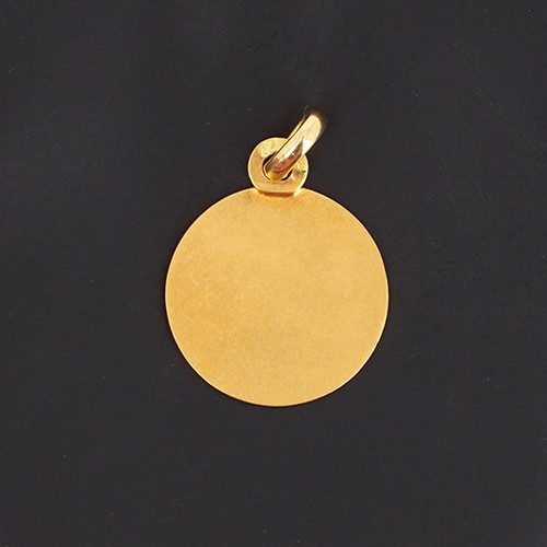 Médaille  Ange enfant & Agneau en or jaune 750‰ - B10700-photo-2