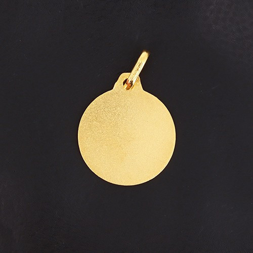 Angel Medal In Yellow Gold 750‰ - B10705-photo-2