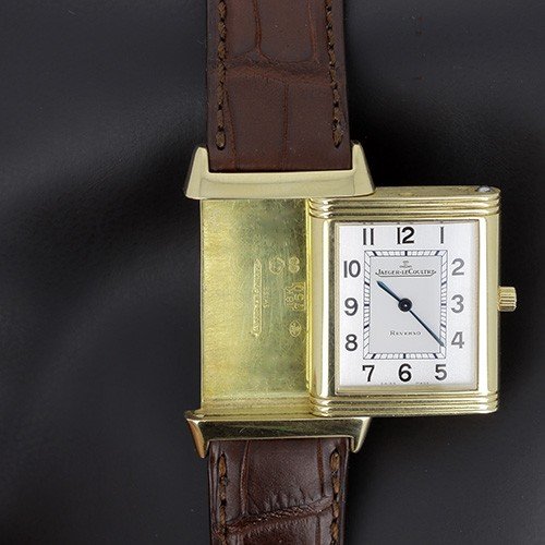 Montre Jaeger Lecoultre Reverso Classique En Or Jaune 750 ‰, Modèle Homme / Unisexe - B 10085-photo-4