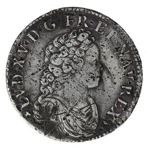 1/2 écu Vertugadin Louis XV 1716