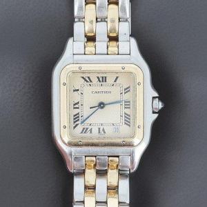 Cartier Panthère Yellow Gold And Steel Watch - Quartz Movement - Diameter 27 Mm - B10322
