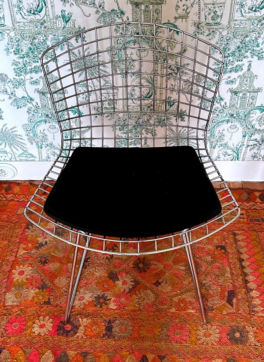 4 Bertoia Chairs Vintage “wire” Model (circa 1970)-photo-3