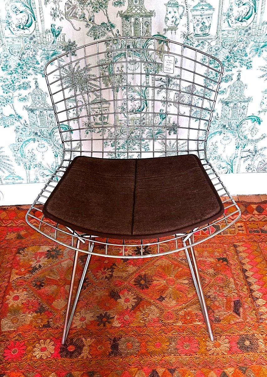 4 Bertoia Chairs Vintage “wire” Model (circa 1970)-photo-1