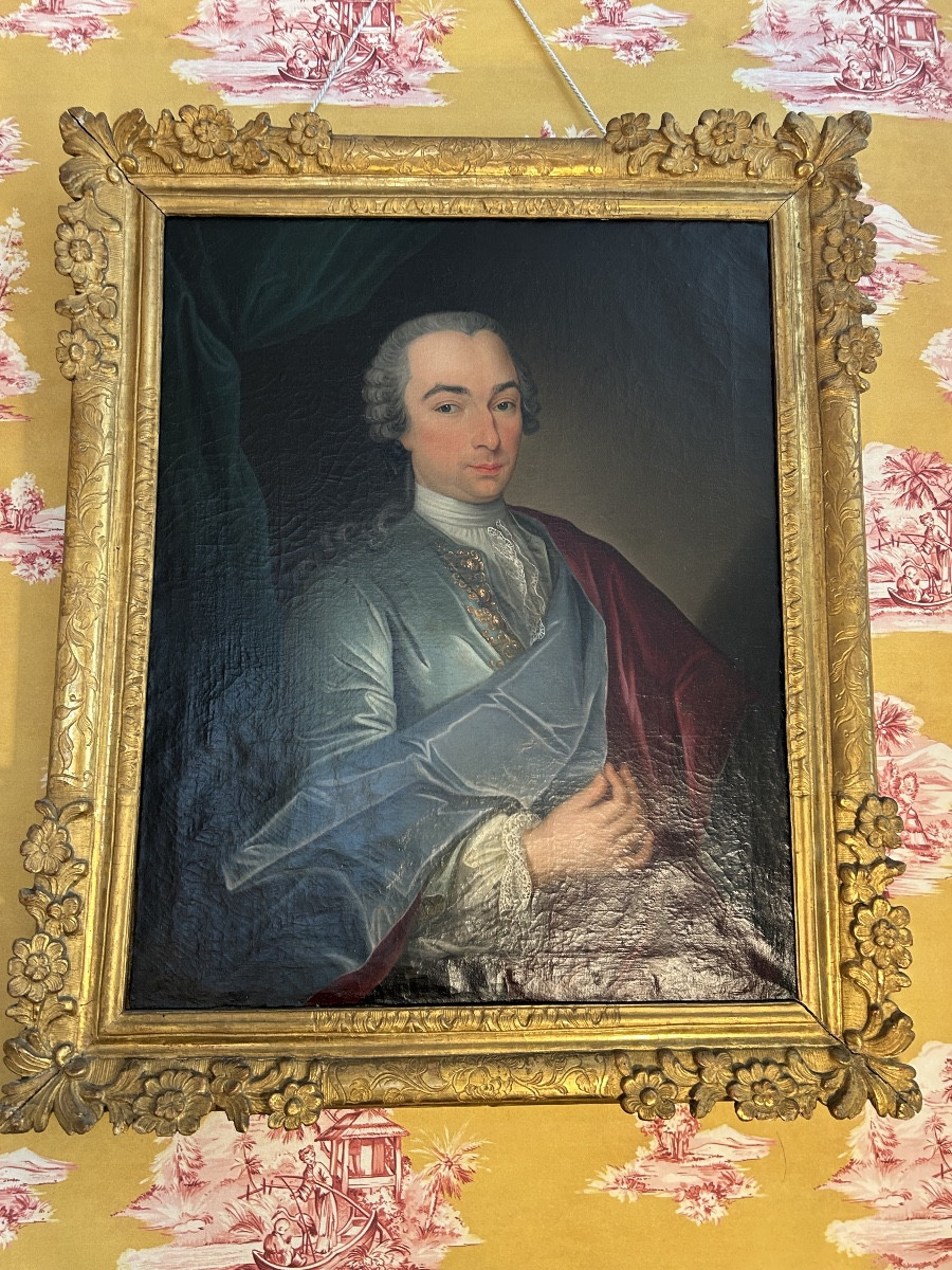 Portrait Of A Gentleman From The Louis XV Period-photo-5