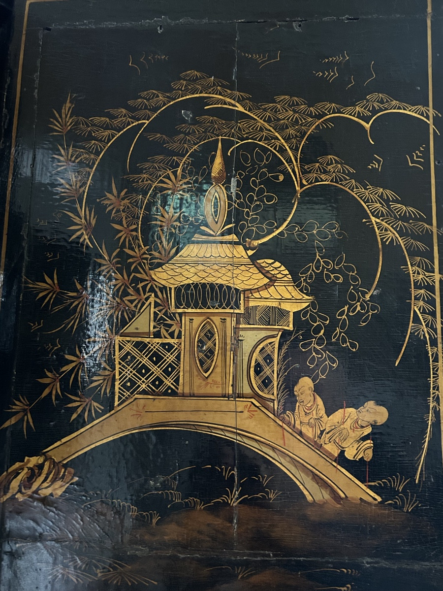 Japanese Lacquer Cabinet, Edo Period (early 19th Century)-photo-4