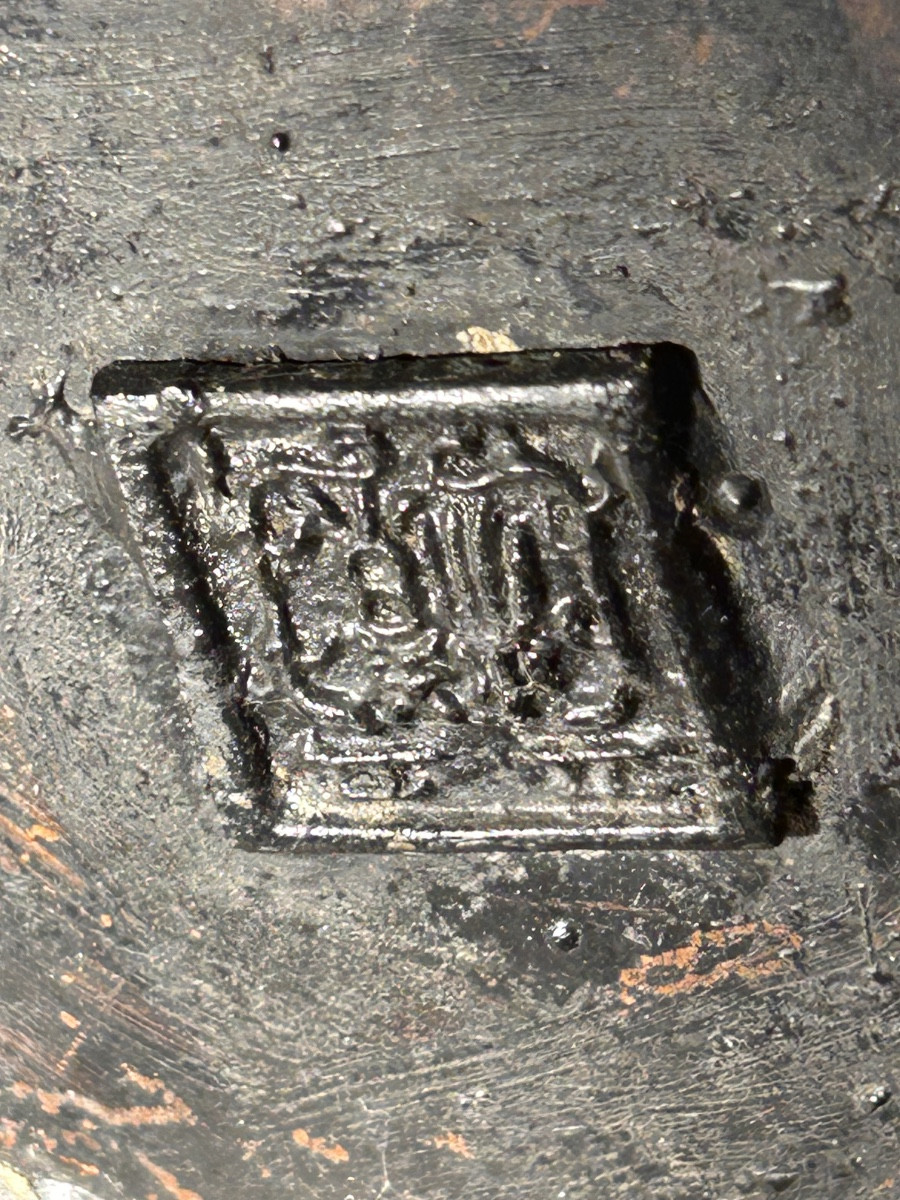 Cloisonné Bronze Incense Burner , China 19th Century-photo-4