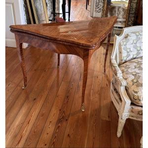 Louis XV Period Triangular Corner Game Table