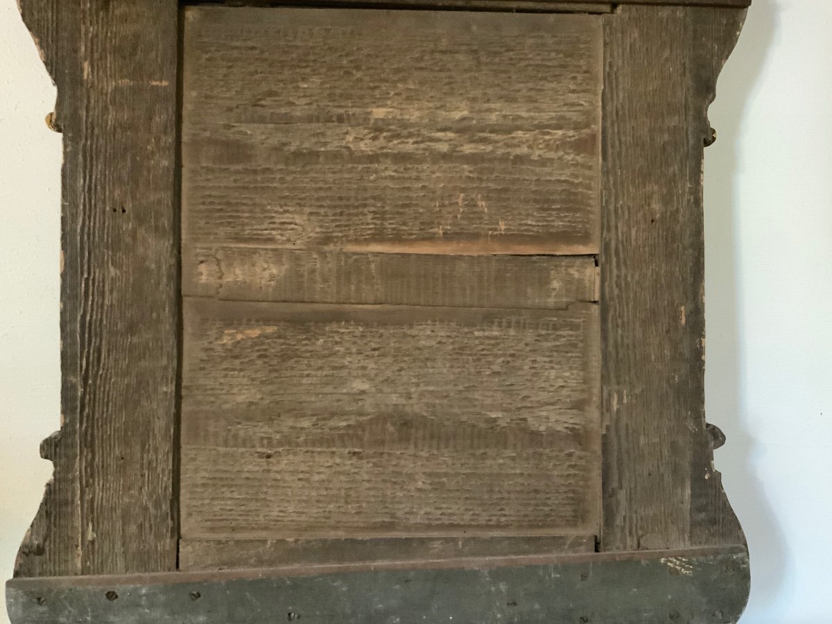 Miroir à Parcloses En Bois Doré, époque Régence, 18e Siècle-photo-7