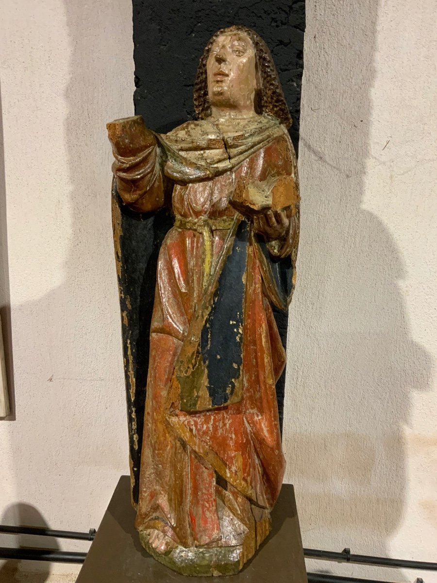 Polychrome Wood Sculpture Late 15th Century