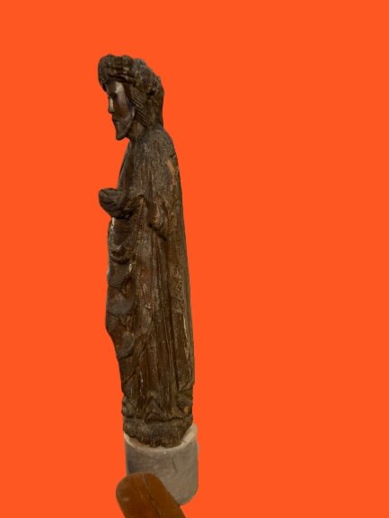 Large Work Statue Of Flanders From XIVth - XVth Century-photo-4