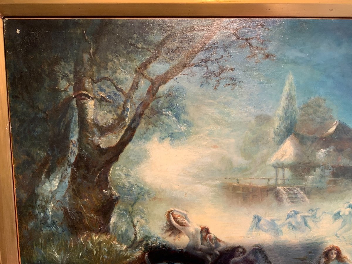 Symbolist Painting School Eastern Europe 19th Century-photo-4