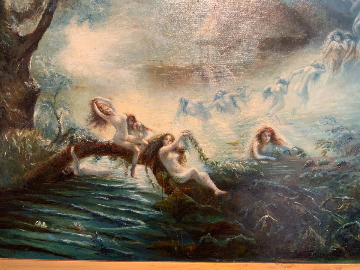Symbolist Painting School Eastern Europe 19th Century-photo-2