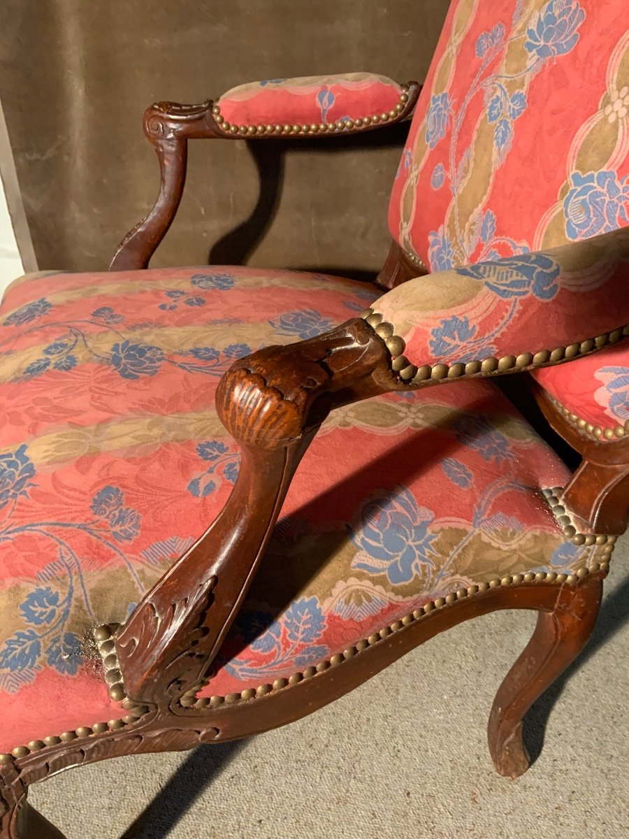 Pair Of Regency Flat Back Armchairs-photo-1