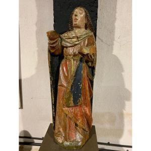 Polychrome Wood Sculpture Late 15th Century