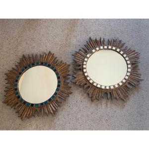 Pair Of Art d'Eco Mirrors 1960/1970