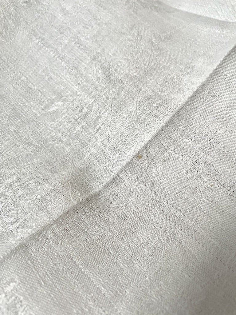 Set Of 6 Table Napkins - Linen Damask - Initials Lb - Late 19th Century - Antique Linen-photo-4