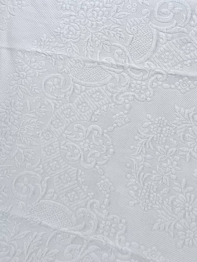 Provençal Blanket - Waffle Cotton Pique Marked Rl - Antique Trousseau Linen - Late 19th Century-photo-2