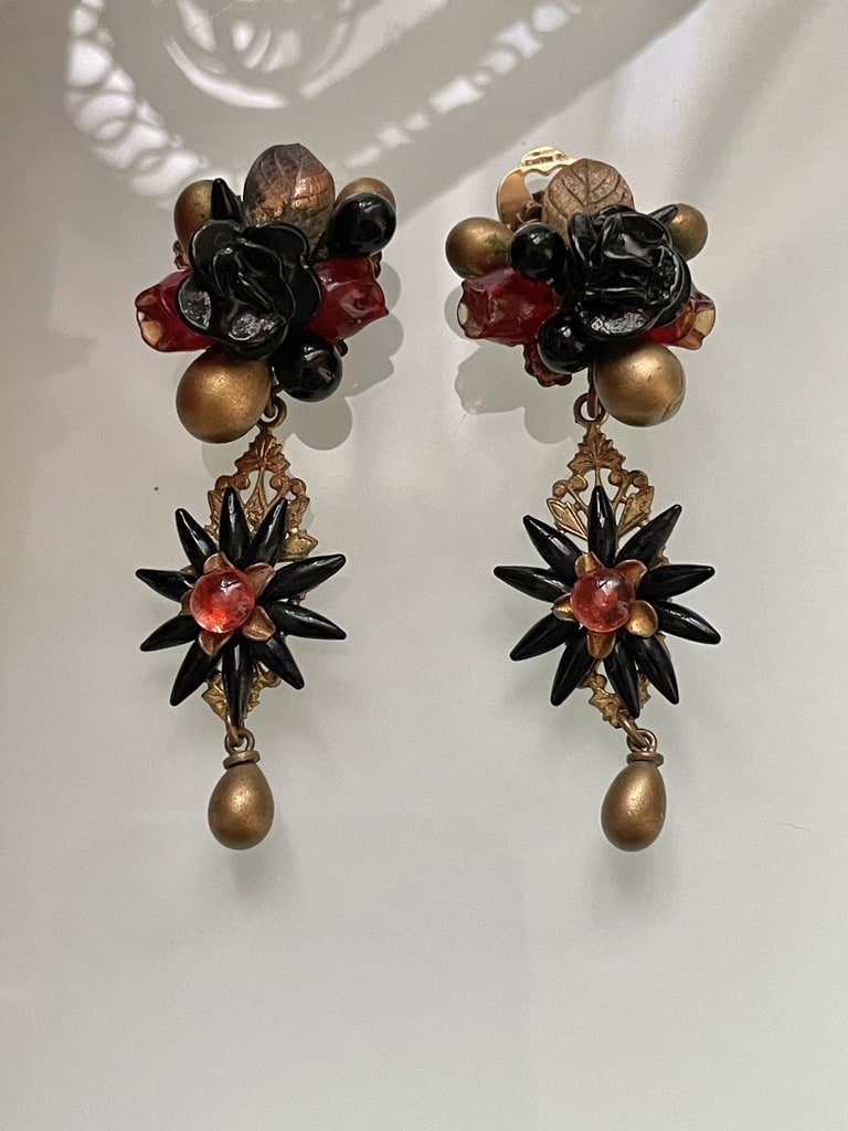 Vintage Jewelry - Pendant And Earrings Set - Attributed To The Jeweler Louis Rousselet-photo-4