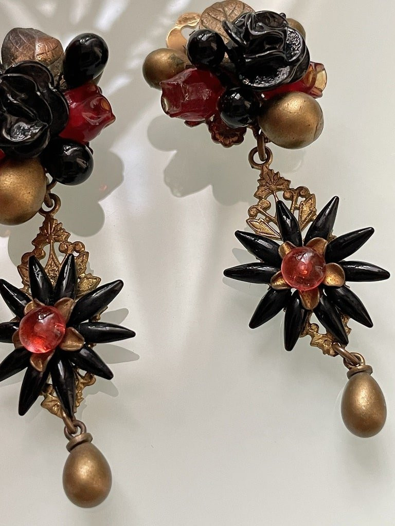 Vintage Jewelry - Pendant And Earrings Set - Attributed To The Jeweler Louis Rousselet-photo-5