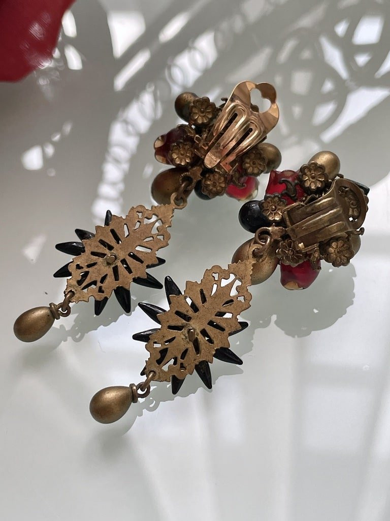 Vintage Jewelry - Pendant And Earrings Set - Attributed To The Jeweler Louis Rousselet-photo-8