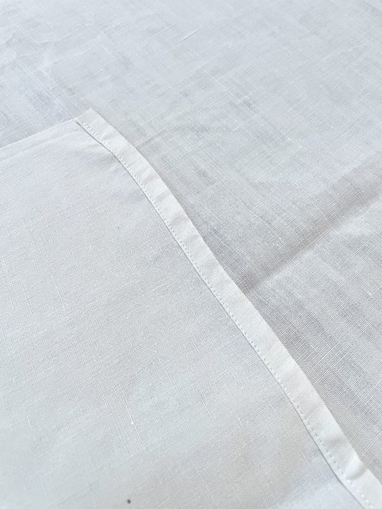 Large Sheet Discovery Md - Iris And Rivers Of Days - Antique Linen-photo-4
