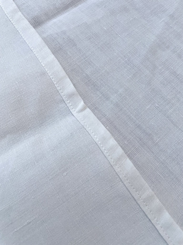 Large Sheet Discovery Md - Iris And Rivers Of Days - Antique Linen-photo-5