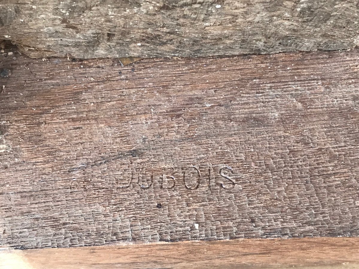 Coffre en bois de chêne Estampillé A. Dubois -photo-3